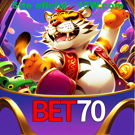 Imagem promocional da Bet70 mostrando a plataforma e suas vantagens